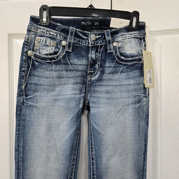 Miss Me Women's Faded Blue Boot Cut Jeans - Picture 3 of 9